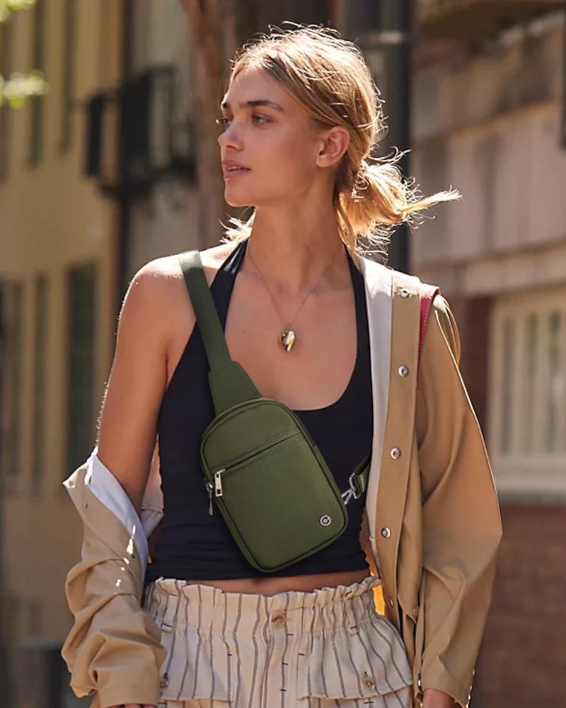 CHOLISS Small Sling Bag for Women and Men, Crossbody Bags Trendy Fanny Packs Chest Bag with Extended Strap - Image 2